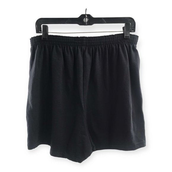 NEW! Soffee Classic Shorts Mens Sz 2X Black Solid Pull On Knit Elastic Waist - Picture 2 of 5